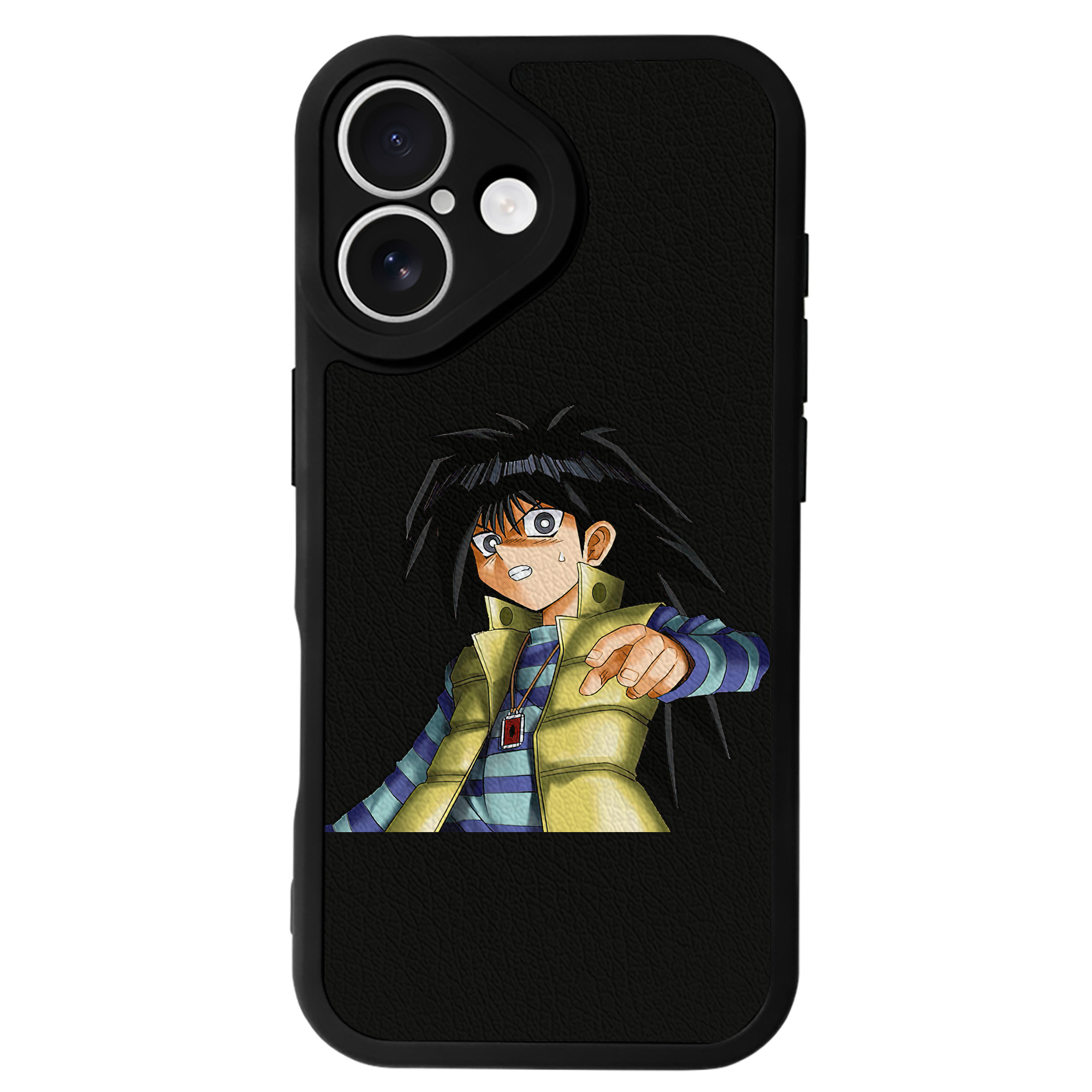 遊☆戯☆王 Yu-Gi-Oh! 【iPhone 16シリーズ対応】シリコンスマホケース（レザー調） 材質：シリコン